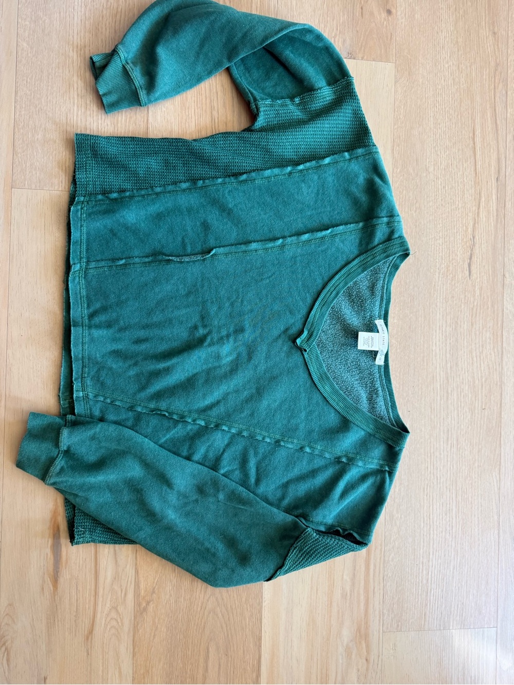 Altar'd State Teal Green Crewneck Sweater - Lightweight Knit
